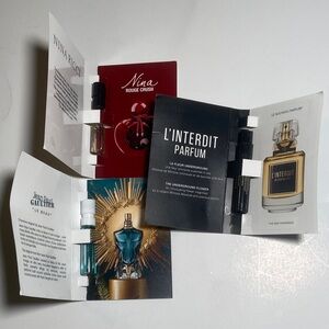 Set of 3 Fragrance Designer Samples NWOT